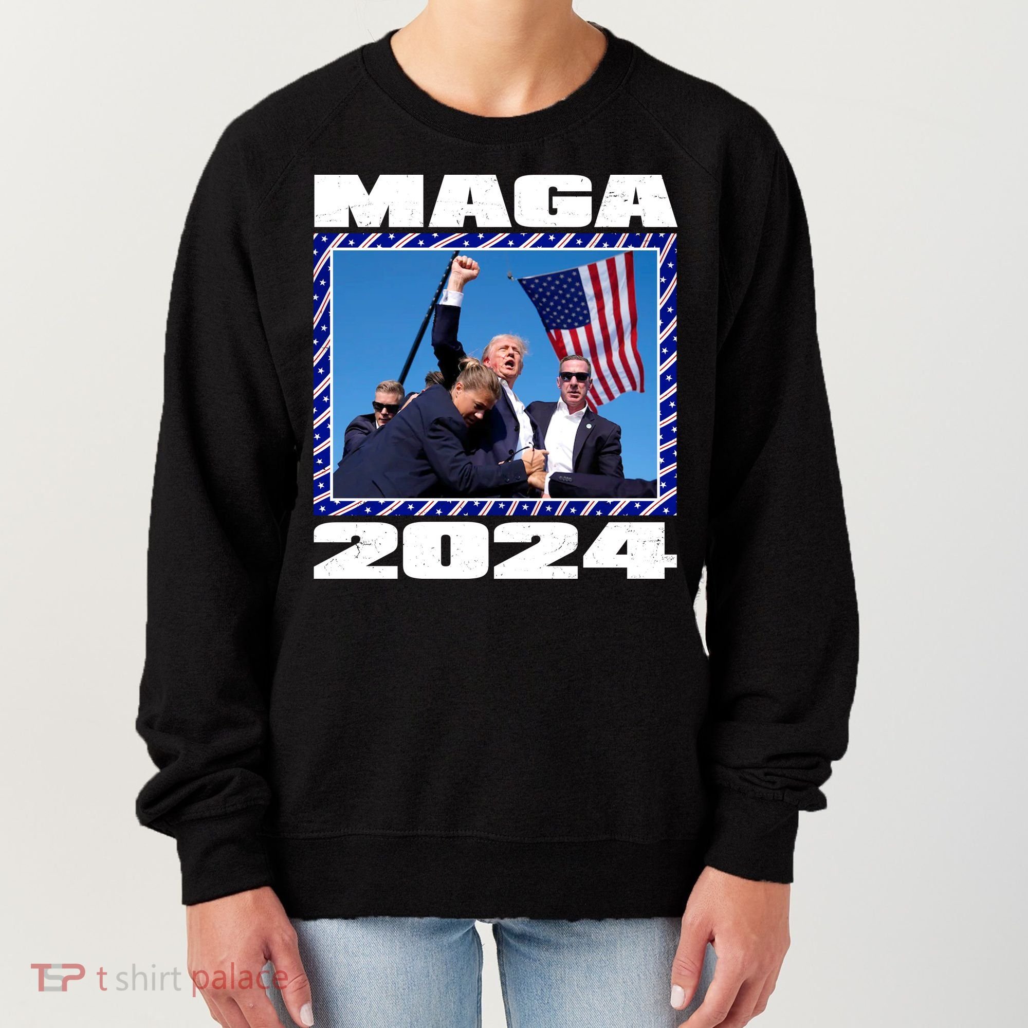 Maga Trump 2024 Women's Sweatshirt
