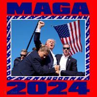 Maga Trump 2024 Santa Hat thumb 1