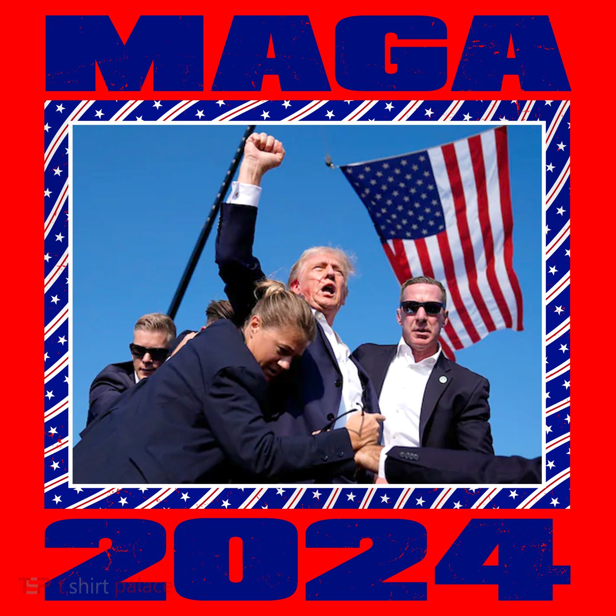 Maga Trump 2024 Santa Hat