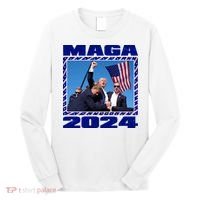 Maga Trump 2024 Long Sleeve Shirt thumb 0