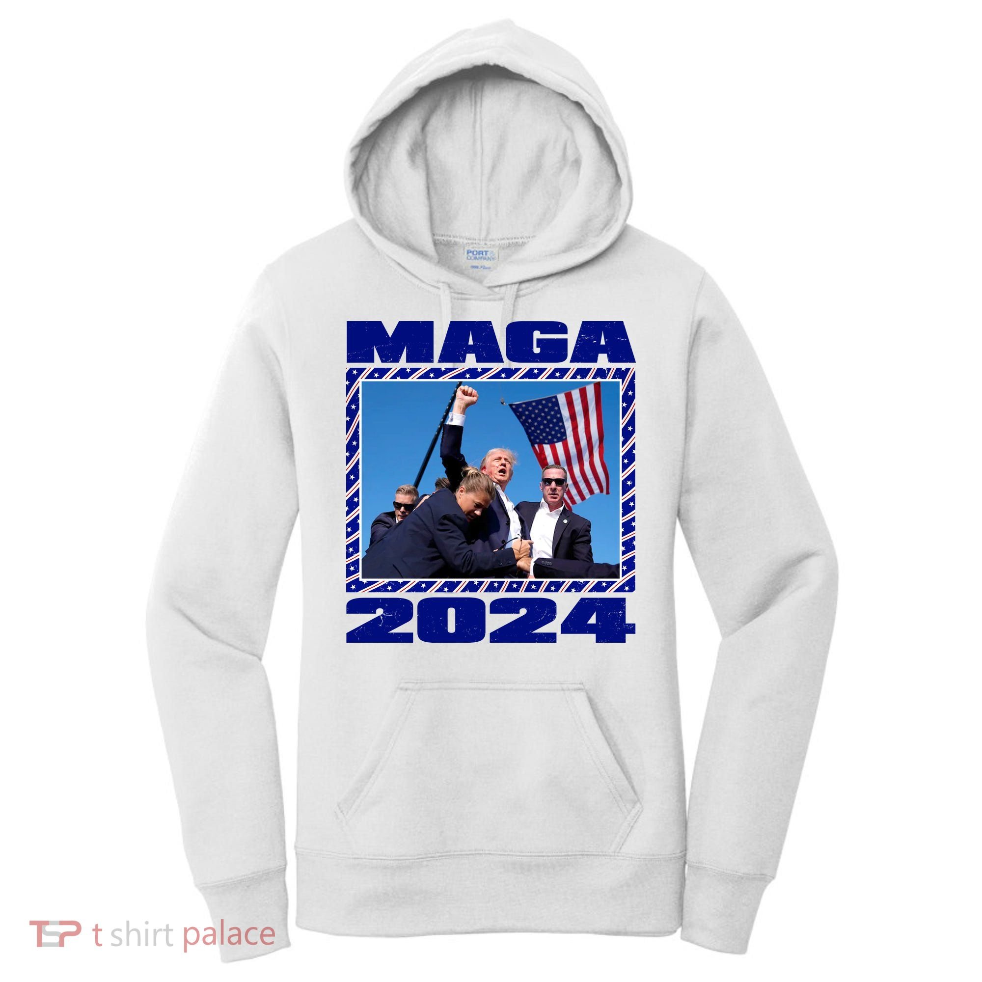 Maga Trump 2024 Women's Hoodie