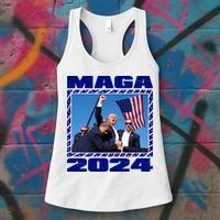 Maga Trump 2024 Women's Tank Top thumb 3
