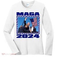 Maga Trump 2024 Women's Long Sleeve Shirt thumb 0