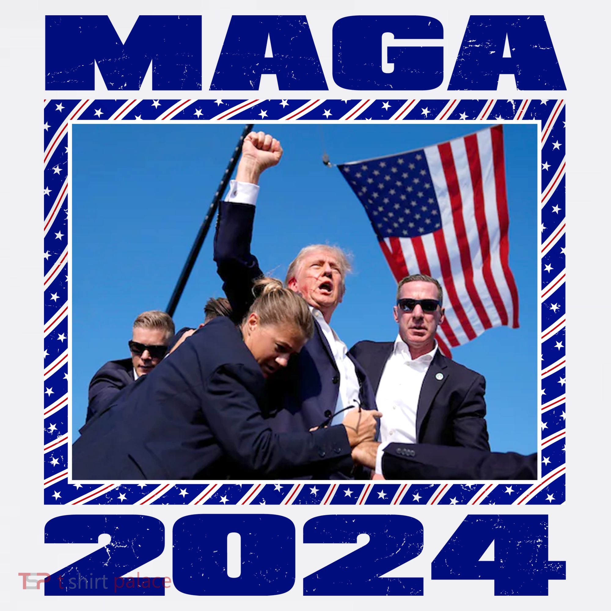 Maga Trump 2024 Women's Long Sleeve Shirt