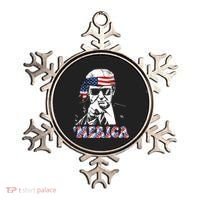 Merica Trump 4th Of July American Flag Festive Ornament thumb 0