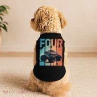 Monster Truck 4th Birthday Doggie Tank thumb 2