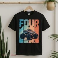 Monster Truck 4th Birthday T-Shirt thumb 2