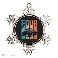Monster Truck 4th Birthday Ornament thumb 0