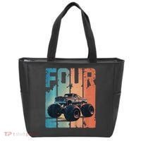 Monster Truck 4th Birthday Tote Bag thumb 0