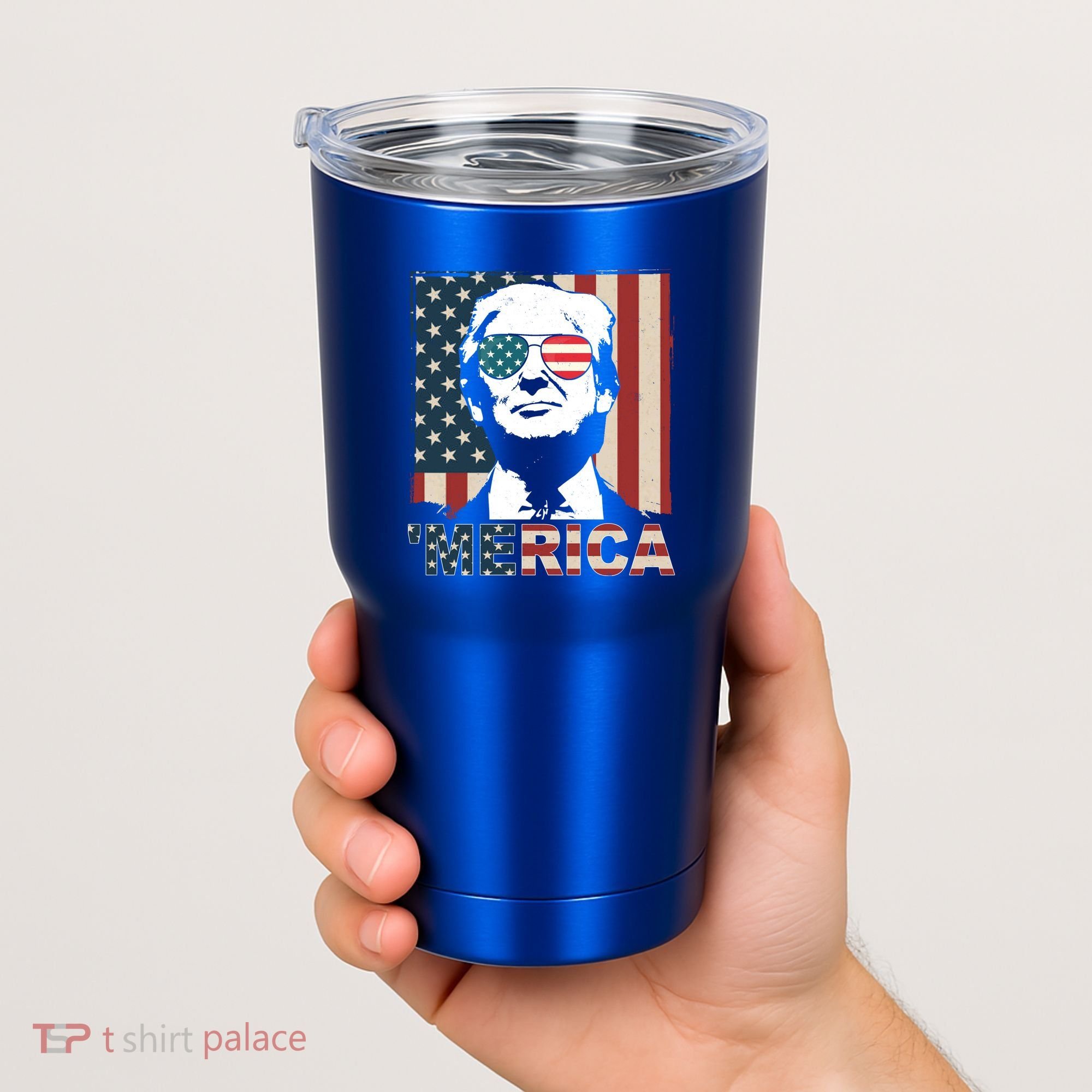 Merica Trump 4th Of July American Flag Republican Tumbler