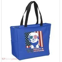 Merica Trump 4th Of July American Flag Republican Tote Bag thumb 2