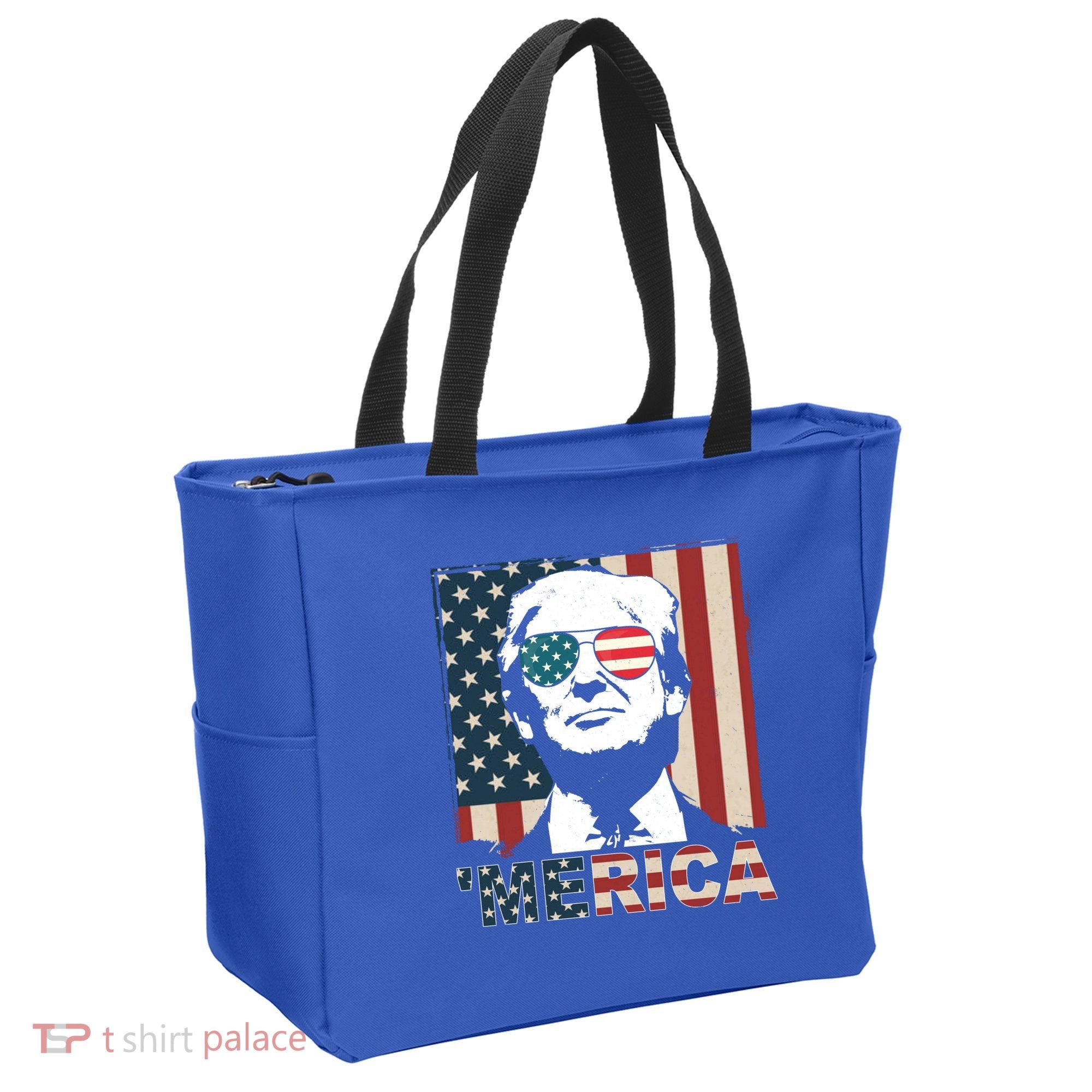 Merica Trump 4th Of July American Flag Republican Tote Bag
