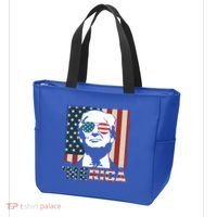 Merica Trump 4th Of July American Flag Republican Tote Bag thumb 3