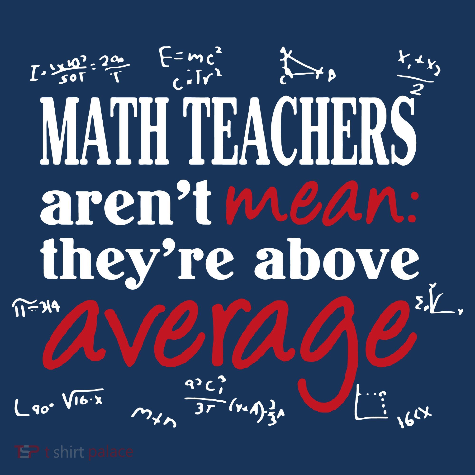 Math Teachers Aren’t Mean Above Average Hoodie