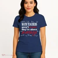 Math Teachers Aren’t Mean Above Average Women's T-Shirt thumb 4