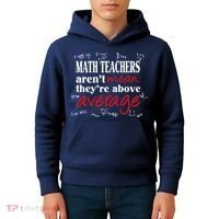 Math Teachers Aren’t Mean Above Average Kids Hoodie thumb 4
