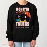 Monster Trucks Are My Jam Women's Sweatshirt thumb 0