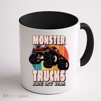 Monster Trucks Are My Jam Coffee Mug thumb 1
