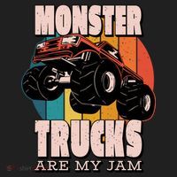 Monster Trucks Are My Jam Beanie thumb 2