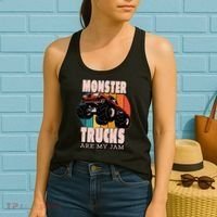 Monster Trucks Are My Jam Women's Tank Top thumb 2