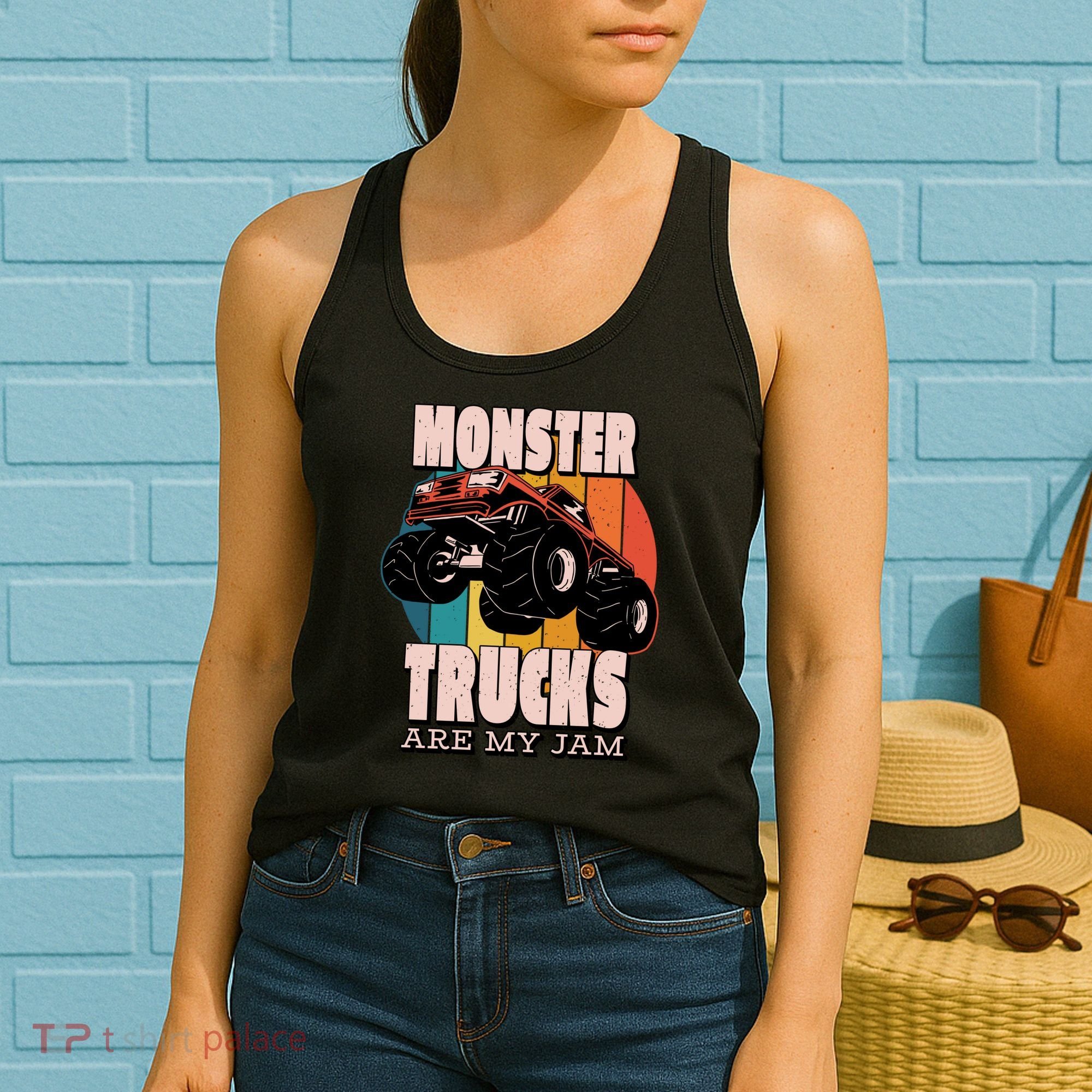 Monster Trucks Are My Jam Women's Tank Top
