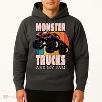 Monster Trucks Are My Jam Hoodie thumb 2