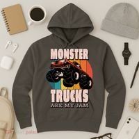 Monster Trucks Are My Jam Hoodie thumb 3