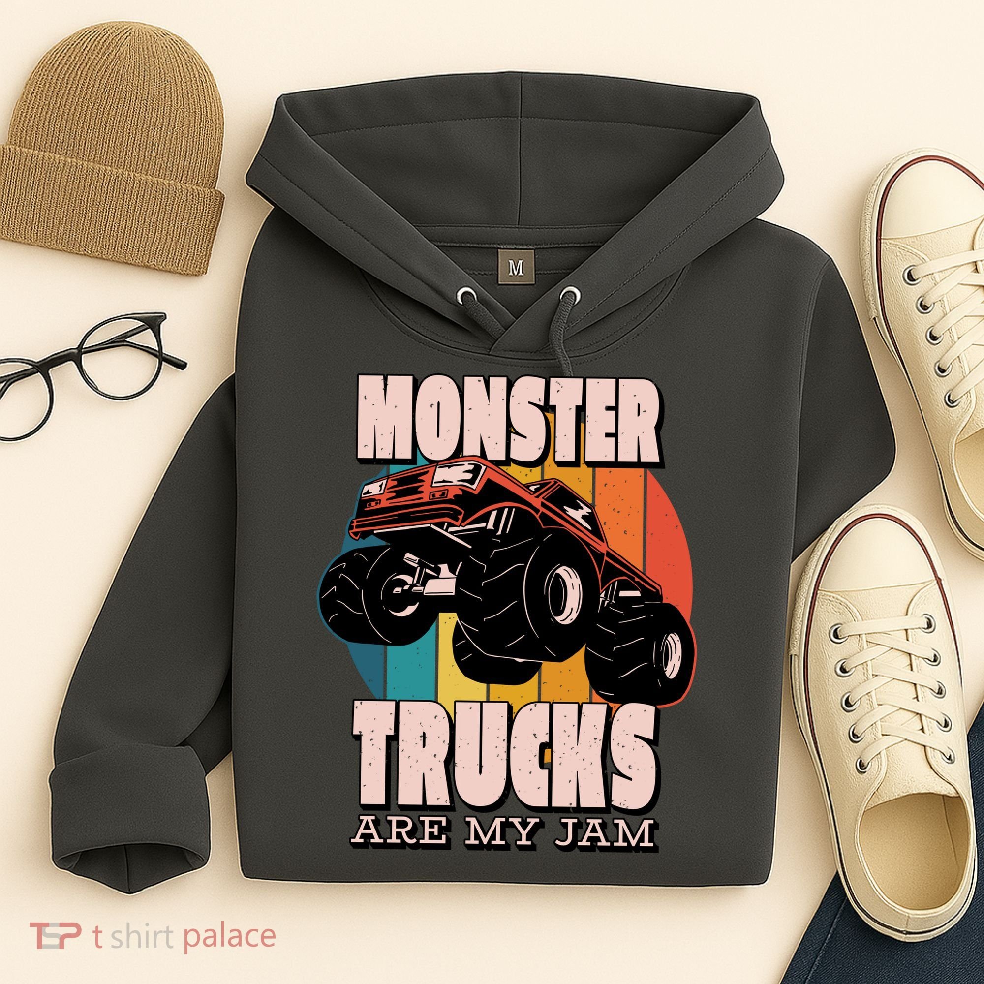 Monster Trucks Are My Jam Hoodie