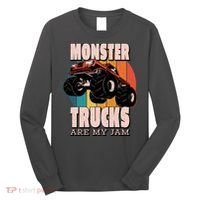 Monster Trucks Are My Jam Long Sleeve Shirt thumb 0