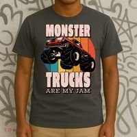 Monster Trucks Are My Jam T-Shirt thumb 3