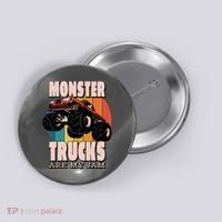 Monster Trucks Are My Jam Button thumb 0