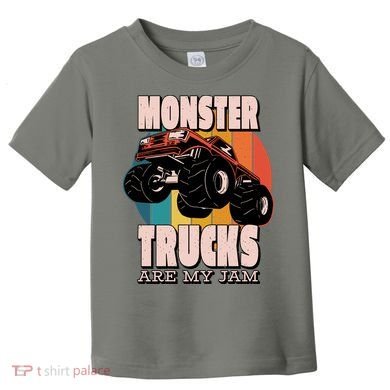 Monster Trucks Are My Jam Toddler T-Shirt