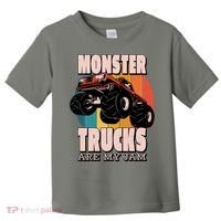 Monster Trucks Are My Jam Toddler T-Shirt thumb 0