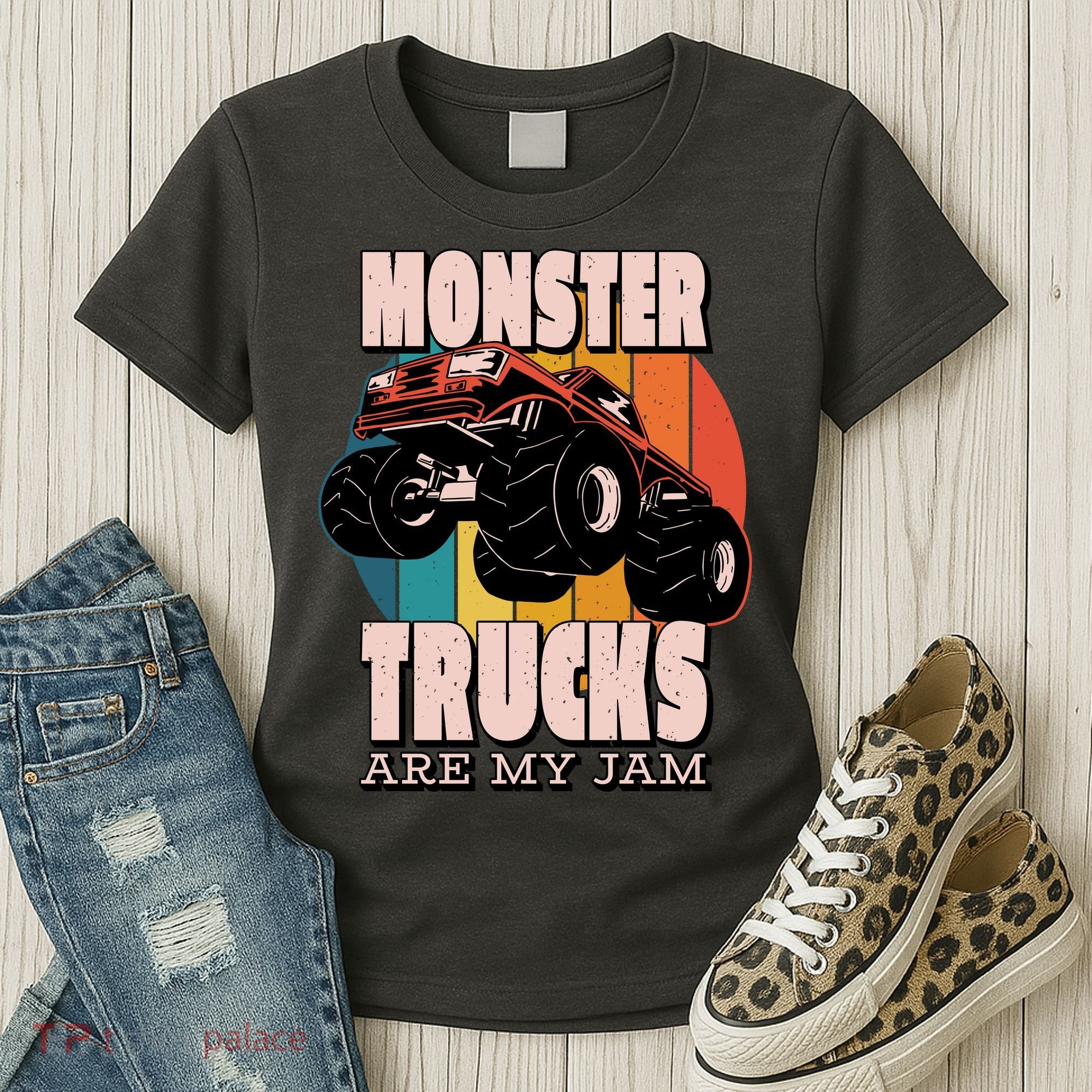 Monster Trucks Are My Jam Women's T-Shirt