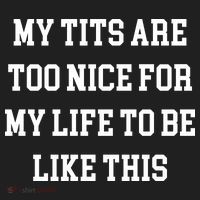 My Tits Are Too Nice For My Life To Be Adult Drive Performance Visor thumb 2