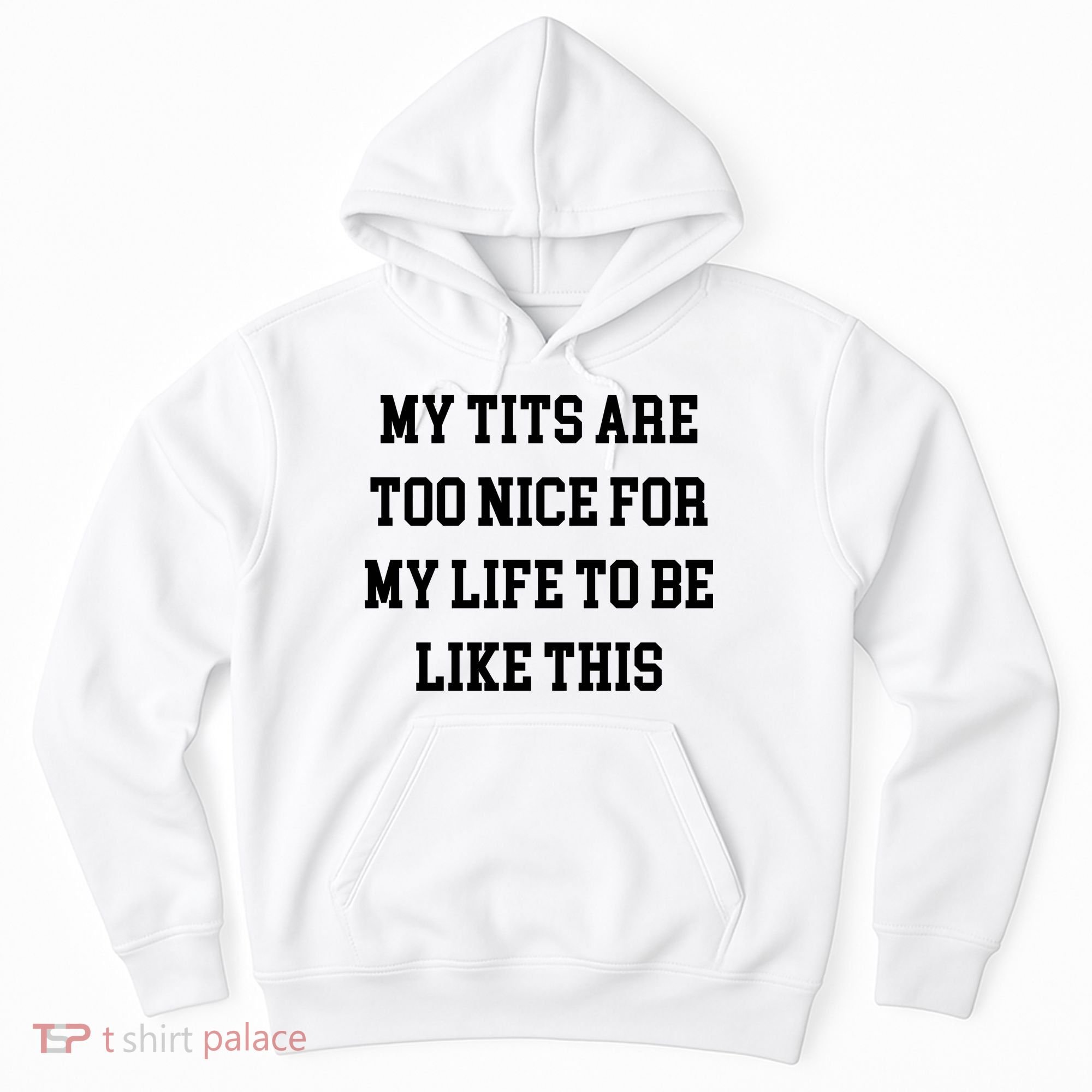 My Tits Are Too Nice For My Life To Be Hoodie
