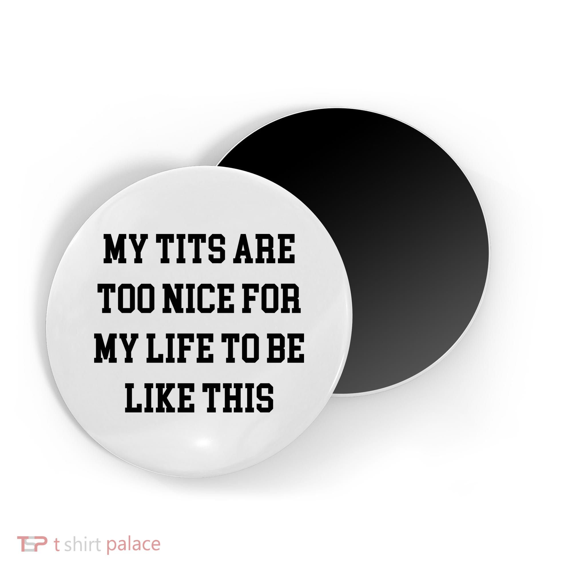 My Tits Are Too Nice For My Life To Be Magnet