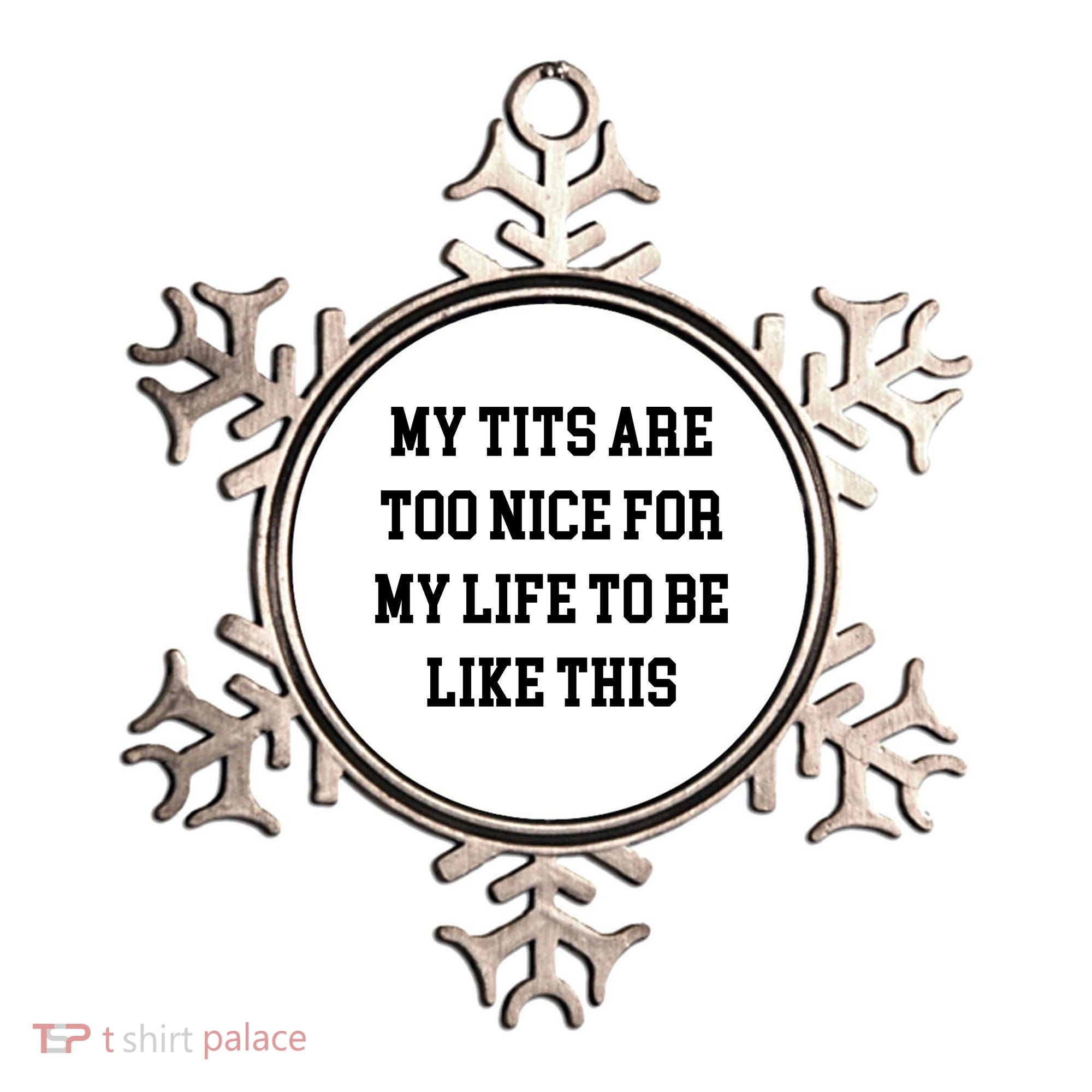 My Tits Are Too Nice For My Life To Be Ornament