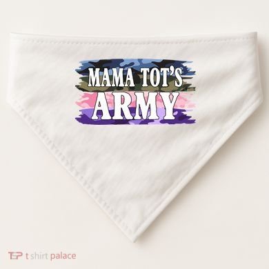 Mama Tots Army USA-Made Doggie Bandana