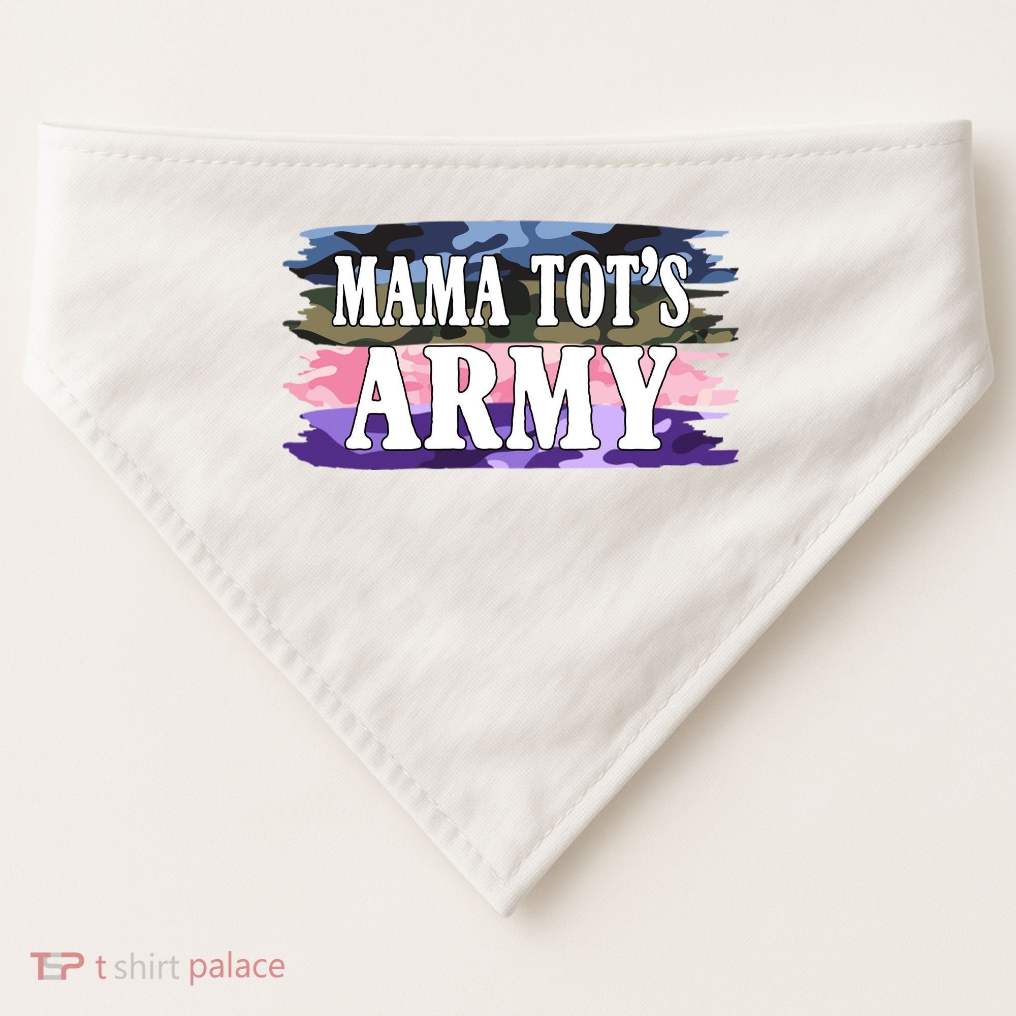 Mama Tots Army USA-Made Doggie Bandana