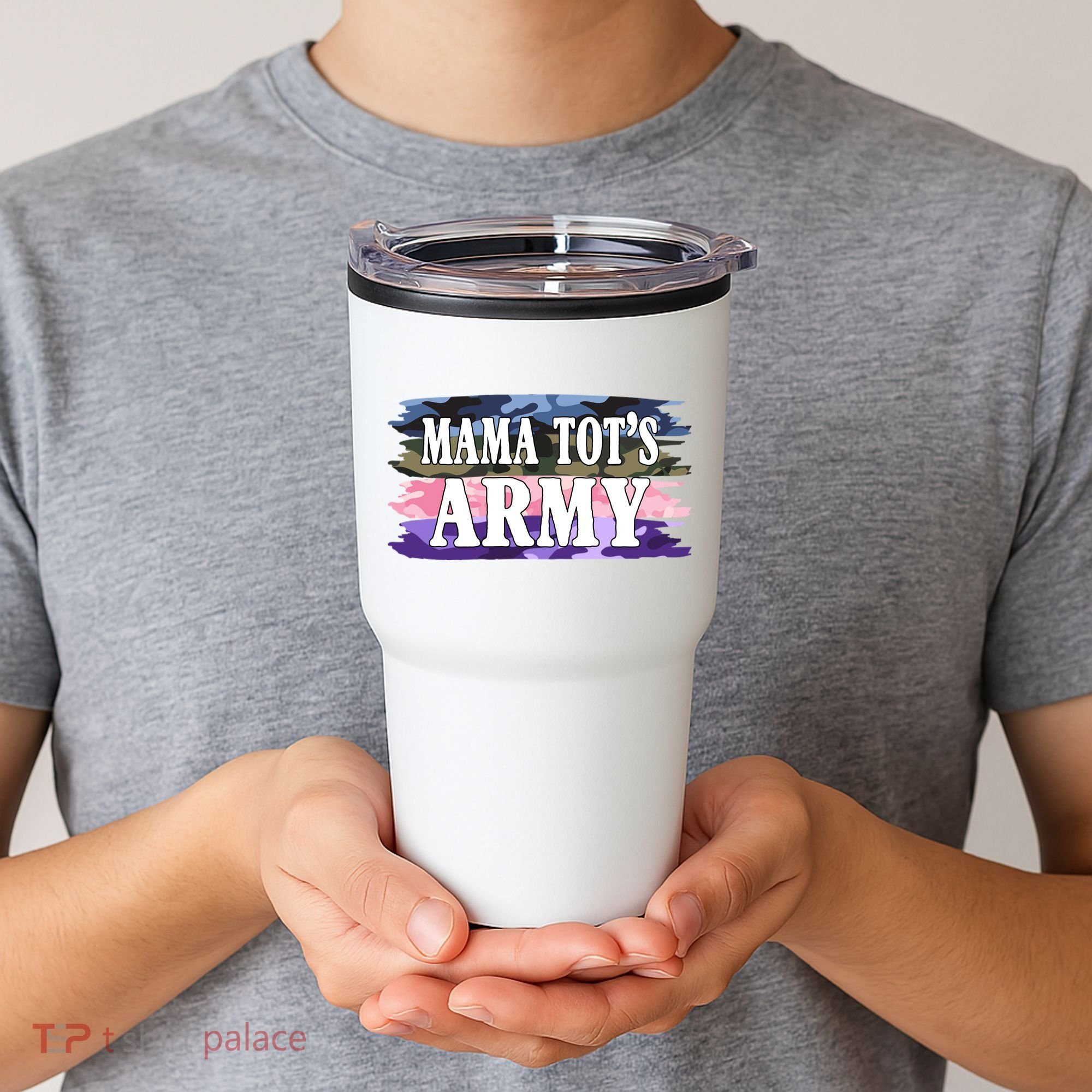 Mama Tots Army Tumbler
