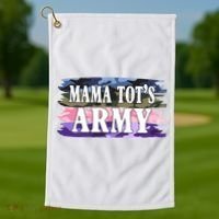 Mama Tots Army Golf Towel thumb 1