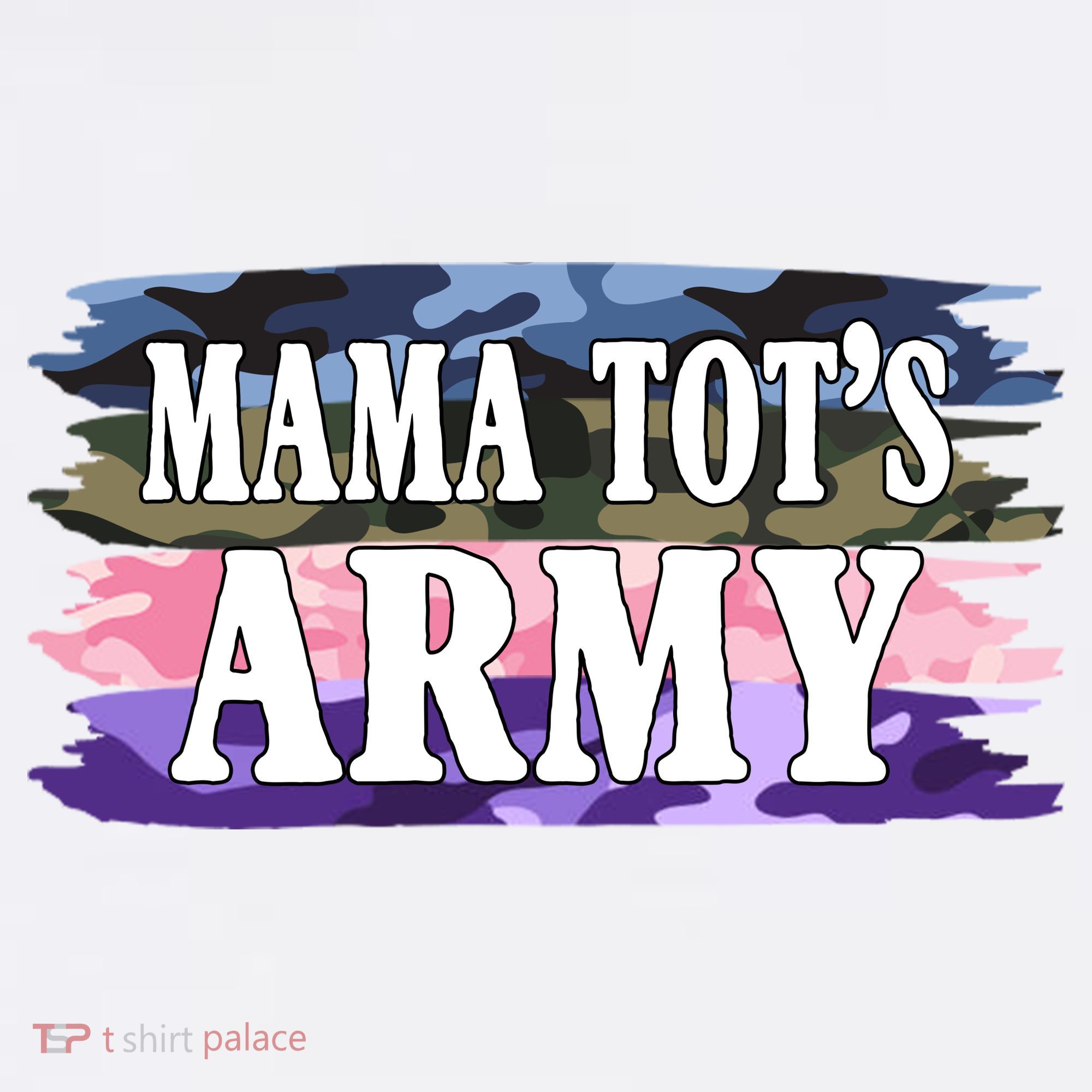 Mama Tots Army Golf Towel