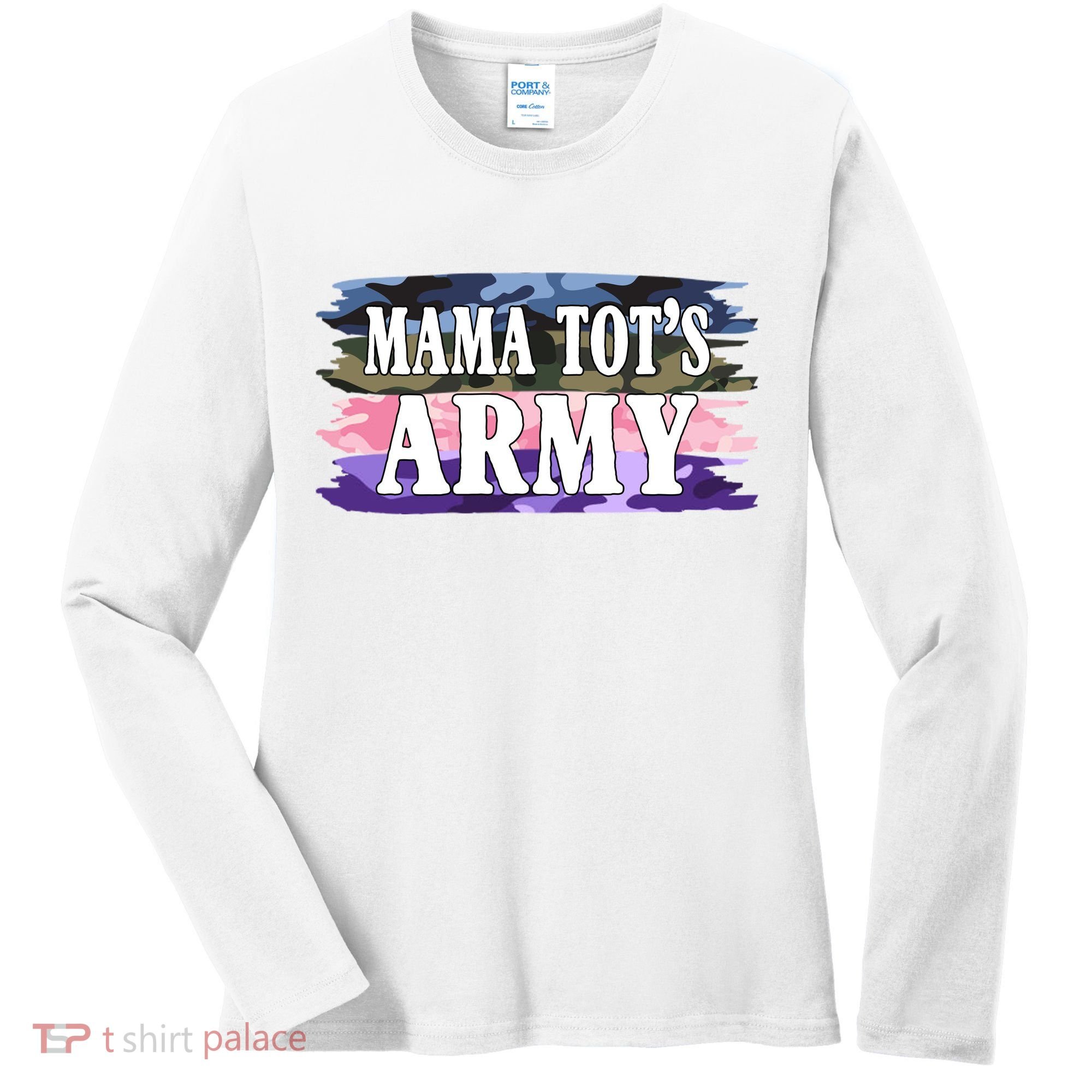 Mama Tots Army Women's Long Sleeve Shirt