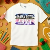 Mama Tots Army Kids T-Shirt thumb 3