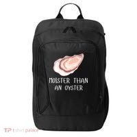 Moister Than An Oyster Shucking Funny Shellfish Shucker City Backpack thumb 0