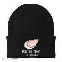 Moister Than An Oyster Shucking Funny Shellfish Shucker Beanie thumb 0