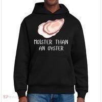 Moister Than An Oyster Shucking Funny Shellfish Shucker District V.I.T. Heavyweight Hoodie thumb 0