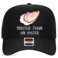 Moister Than An Oyster Shucking Funny Shellfish Shucker Hat thumb 0