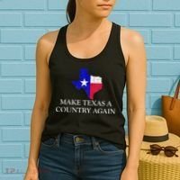 Make Texas A Country Again Texas Secede Texas Exit Texit Women's Tank Top thumb 2